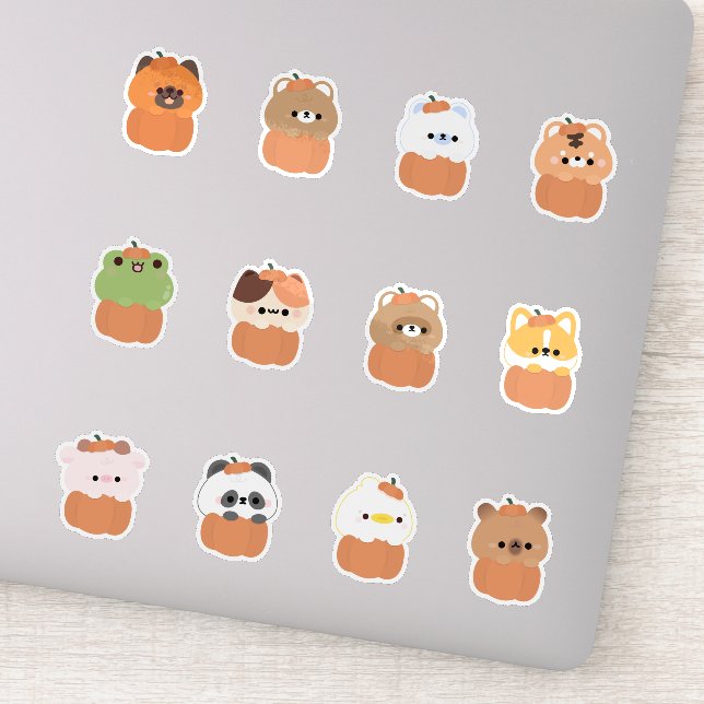 Adesivo Dia das Bruxas de Animais (Detalhe)