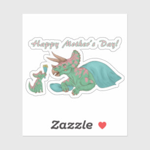 Adesivo Dia de as mães Triceratops