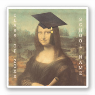 Adesivo Dia de Formatação de Mona Lisa