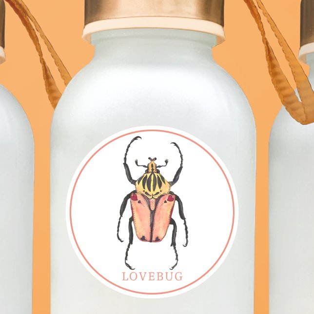 Adesivo Dia de os namorados Love Inseto Sticker (Criador carregado)