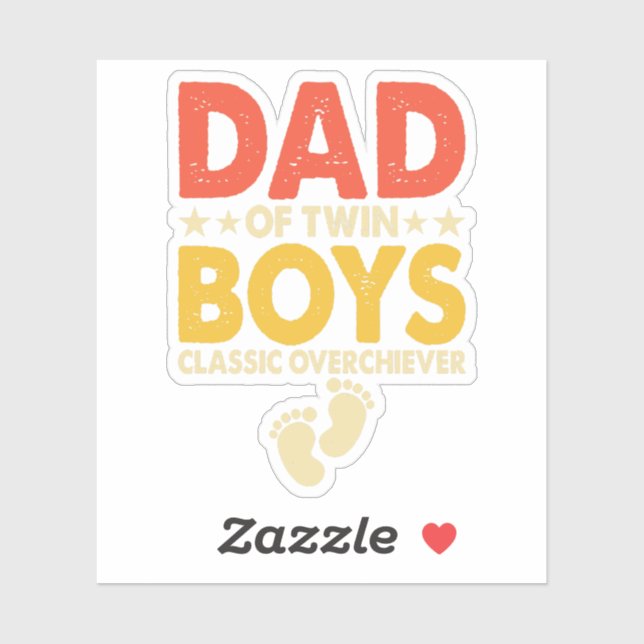 Adesivo dia de os pais (Folha)