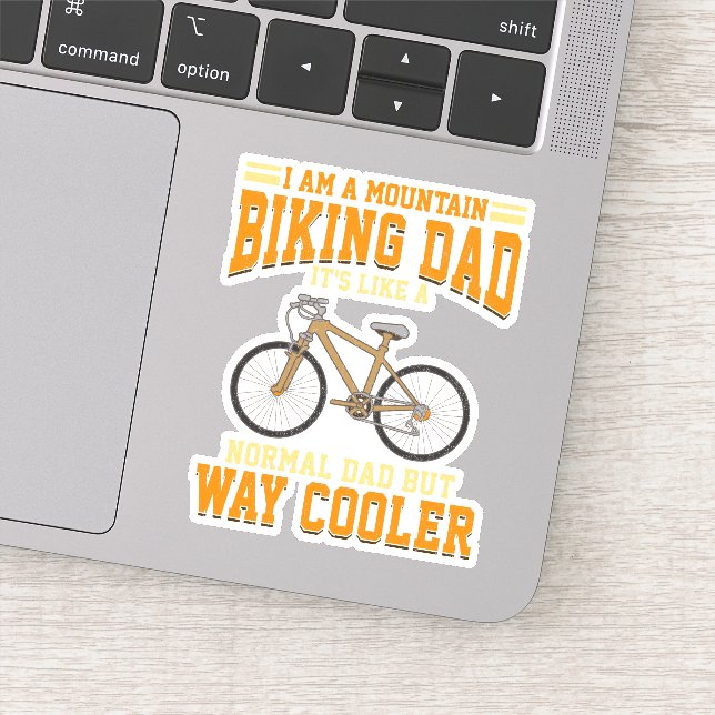 Adesivo Dia de os pais Pai Montanha Biker Como Um Papá Nor (Detalhe)