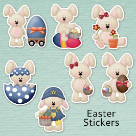 Adesivo Dia do Coelhinho da Páscoa