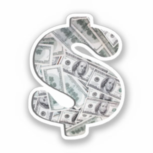 Adesivo Dia do Dinheiro do Papel