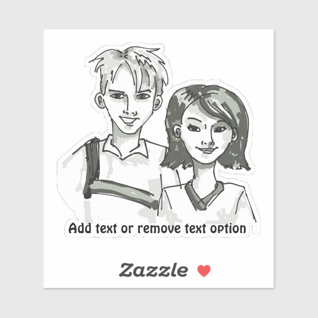 Adesivo Dia do Filho e da Filha (Folha)