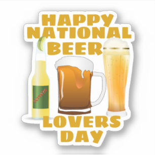 Adesivo Dia dos Amantes de Cerveja