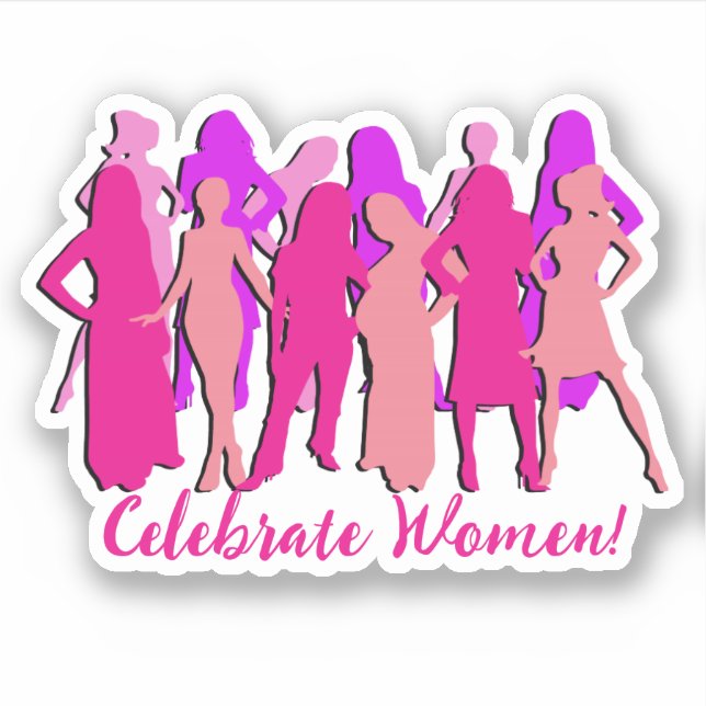 Adesivo Dia Internacional da Mulher (Frente)