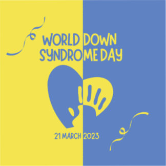 Adesivo Dia Mundial da Síndrome de Down Personalizado - Co