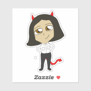 Adesivo diabo-chibi