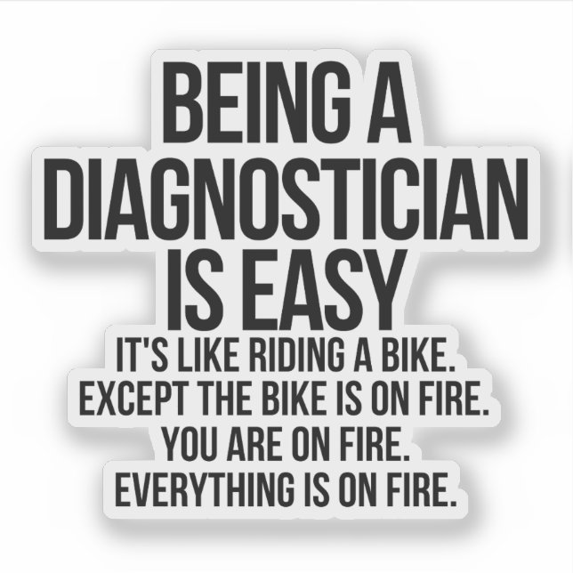 Adesivo Diagnostician (Frente)