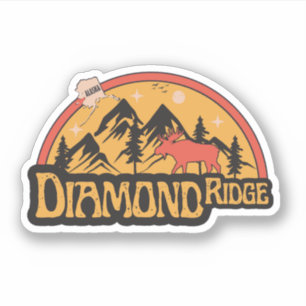 Adesivo Diamond Ridge, Alaska Sticker