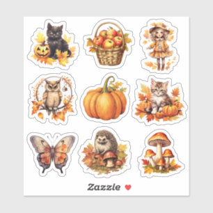 Adesivo Diário Autumn Watercolor Stationery