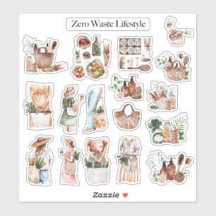 Adesivo Diário de Bullet Self Care de Estilo de Vida Zero