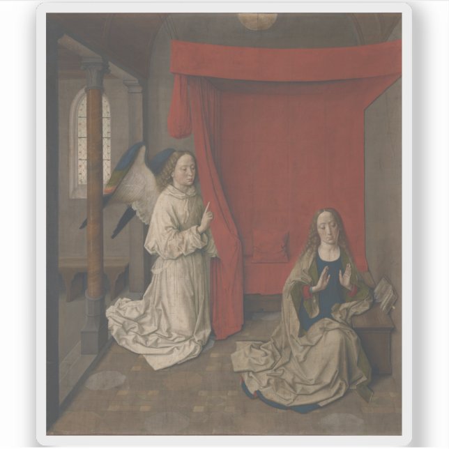 Adesivo Dieric Bouts - A Comunicação (Frente)