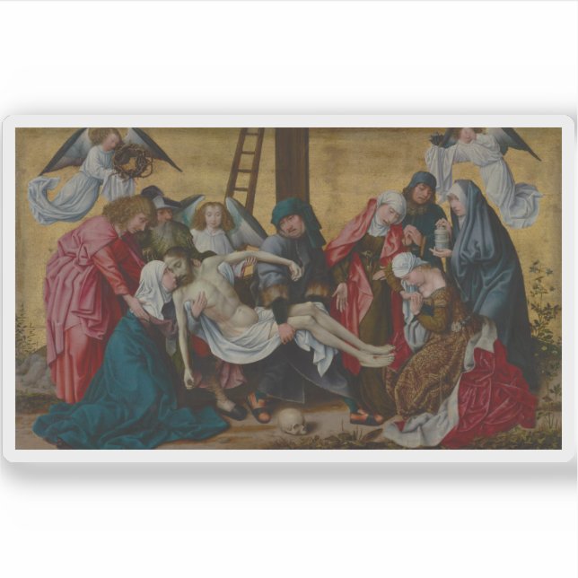 Adesivo Dieric Bouts - A Deposição (Frente)