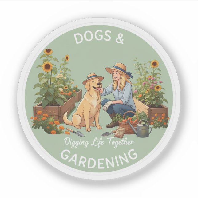 Adesivo Digging Life Together (Frente)