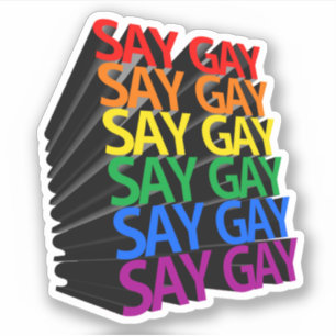 ADESIVO DIGITE GAY E REPITA