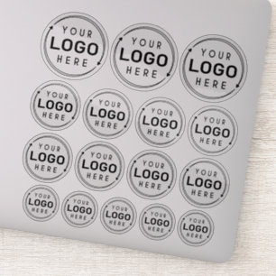 Adesivo Dimensões das variedades de logotipos empresariais