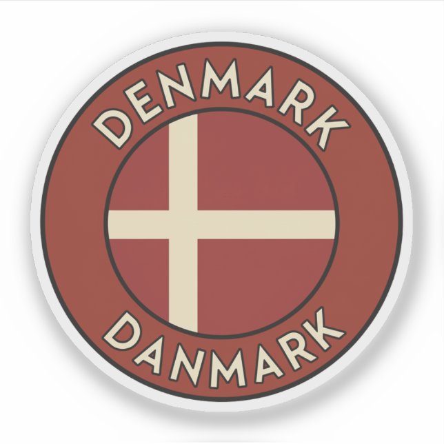 Adesivo Dinamarca Danmark  (Frente)