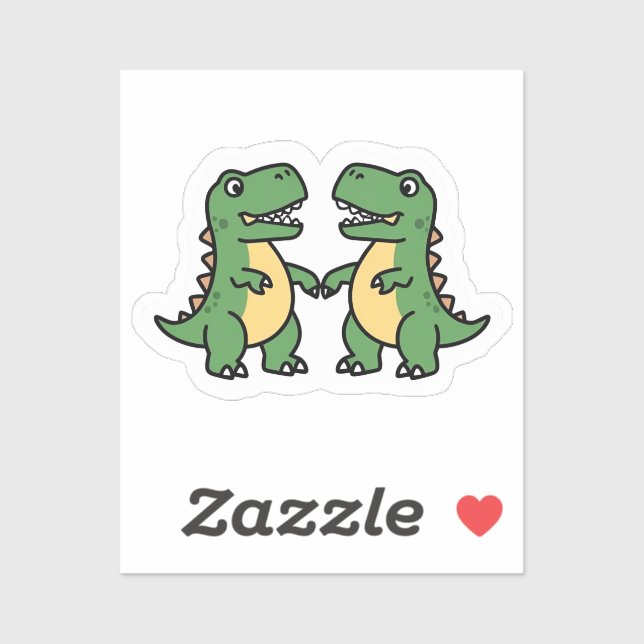 Adesivo Dino Duo Sticker (Folha)