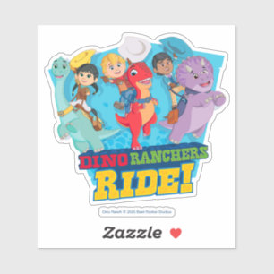 Adesivo Dino Ranch   Os Ranchers Andam!