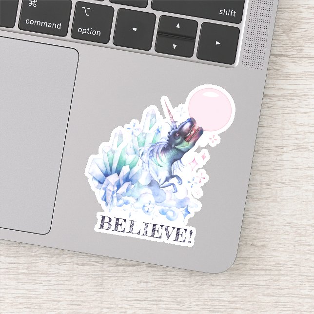 Adesivo Dinocorn Bubblegum | Fantasy Acredita em Unisaur (Detalhe)