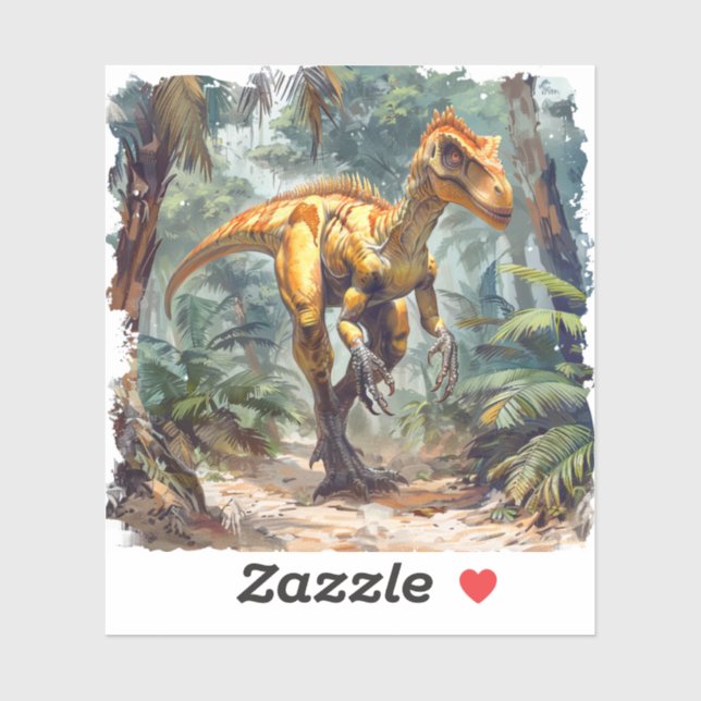 Adesivo Dinossauro (Folha)