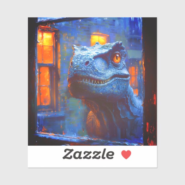 Adesivo Dinossauro (Folha)