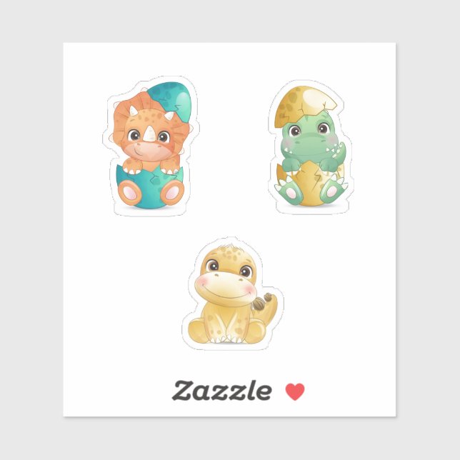 Adesivo Dinossauro (Folha)