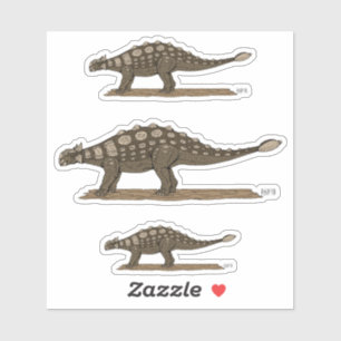 Adesivo Dinossauro Cretáceo Anquilossauro