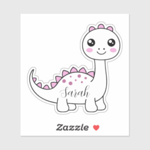 Adesivo Dinossauro Nome Personalizado Engraçado