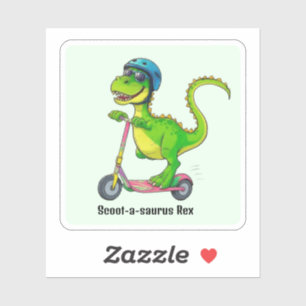 Adesivo Dinossauro Verde Legal