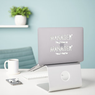Adesivo Diretor-Geral ou Design de Trabalhador Independent