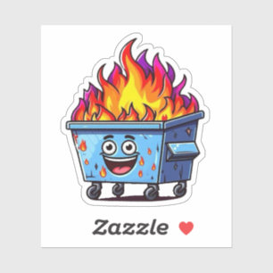 Adesivo Disparo de lixo