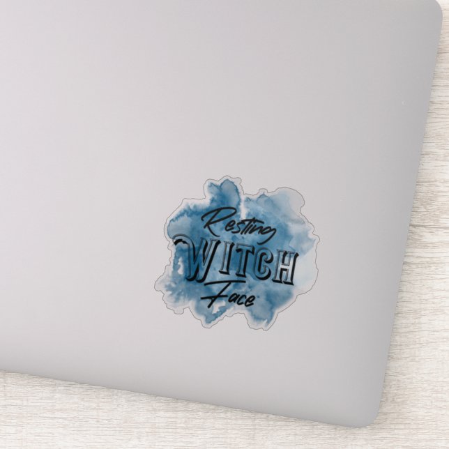 Adesivo Diversão, asquerosa citação do Dia das Bruxas (Detalhe)