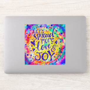 Adesivo Diversão e alegria espalham mais amor e alegria