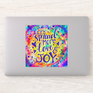 Adesivo Diversão e alegria "espalhe mais amor e alegria"