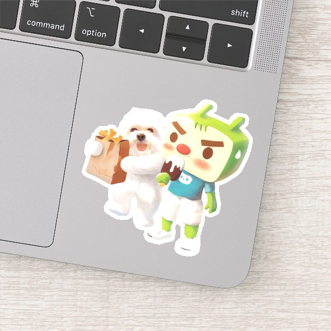 Adesivo Divertimento no mercado externo (Detalhe)