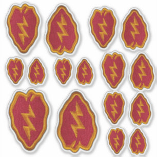 Adesivo Divisão de Infantaria 25 INF Grande Contorno Verme