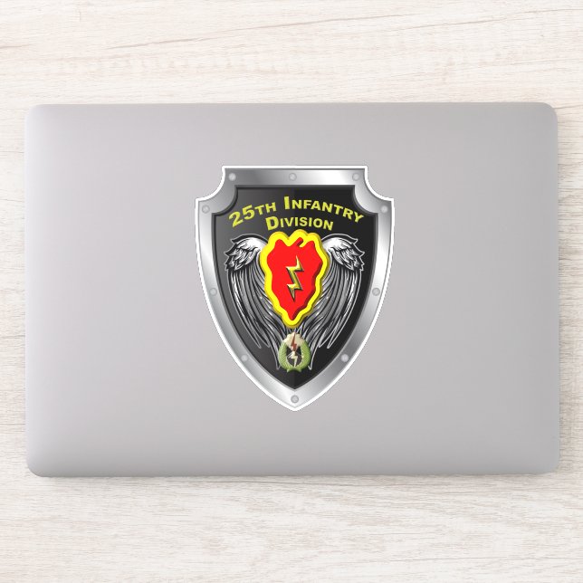 Adesivo Divisão de Infantaria 25 "Relâmpago Trópico" (Computador)