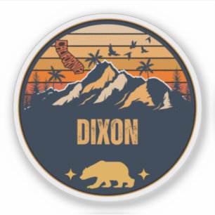 Adesivo Dixon, Califórnia
