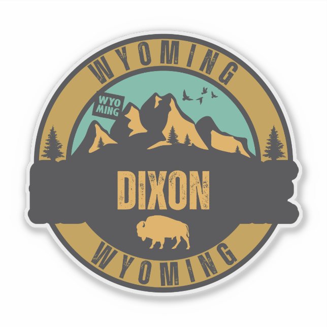 Adesivo Dixon, Wyoming (Frente)