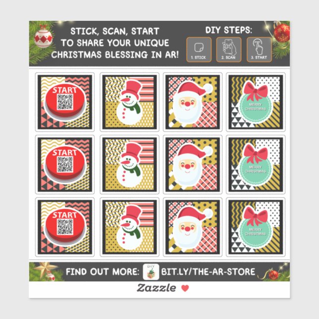 Adesivo DIY-AR Story Sticker (Folha)