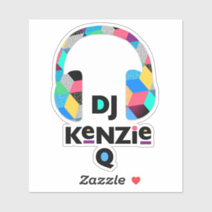Adesivo DJ Kenzie Q Recort Vinyl Sticker