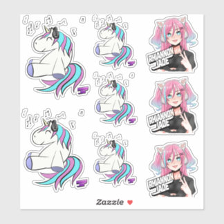 Adesivo DJ Rhiannon Jade logo pack vinyl sticker/decal