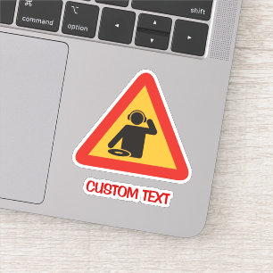 Adesivo DJs Perigosos no Trabalho