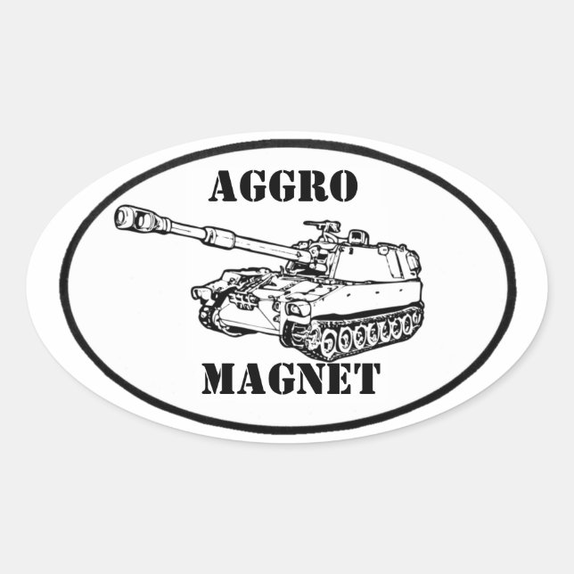 Adesivo do Aggro Magnet (Frente)