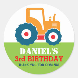 Adesivo do Aniversário de criança de Cartografia d