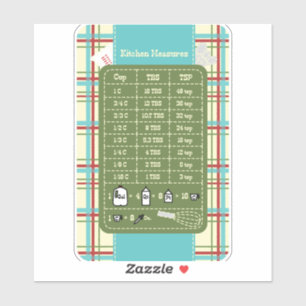 Adesivo do Auxiliar de Medição da Cozinha do País