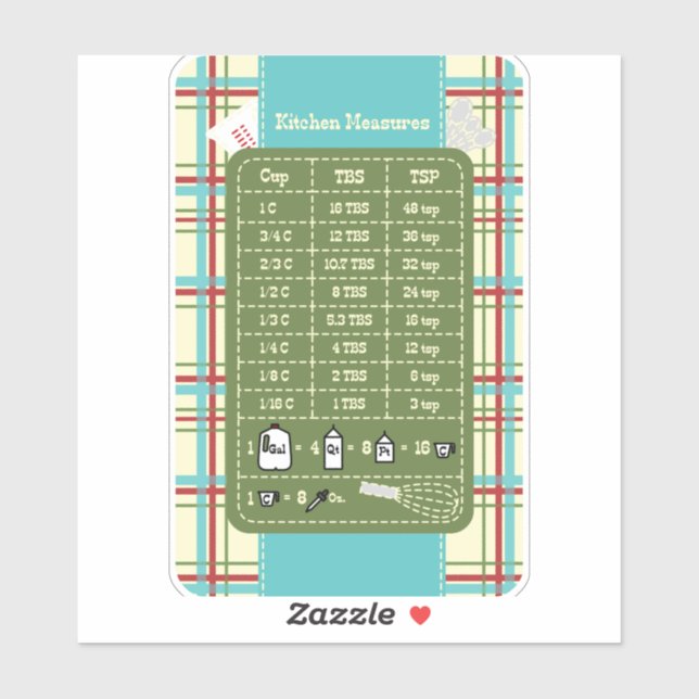 Adesivo do Auxiliar de Medição da Cozinha do País (Folha)